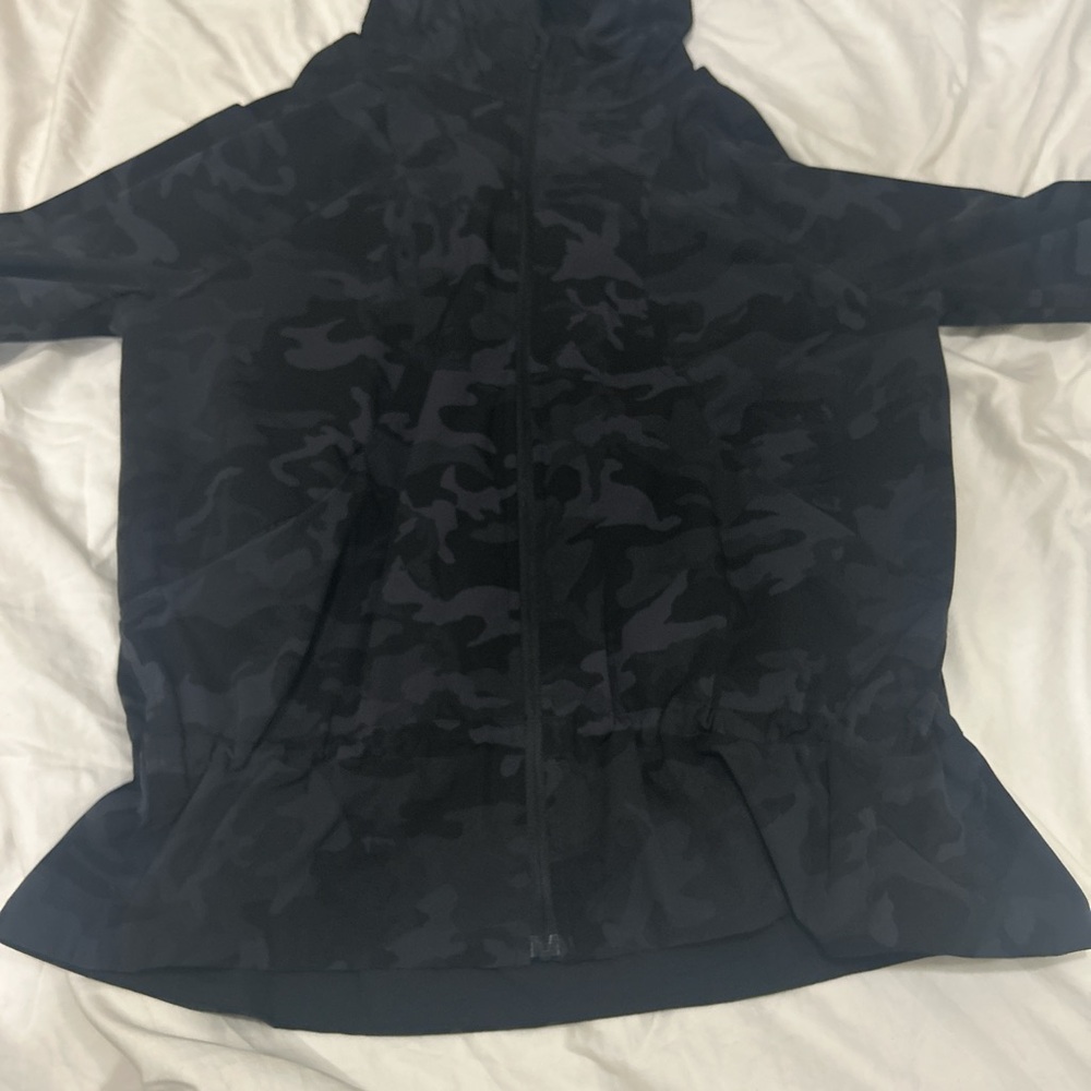 Lululemon Athletica Black Camo Jacket